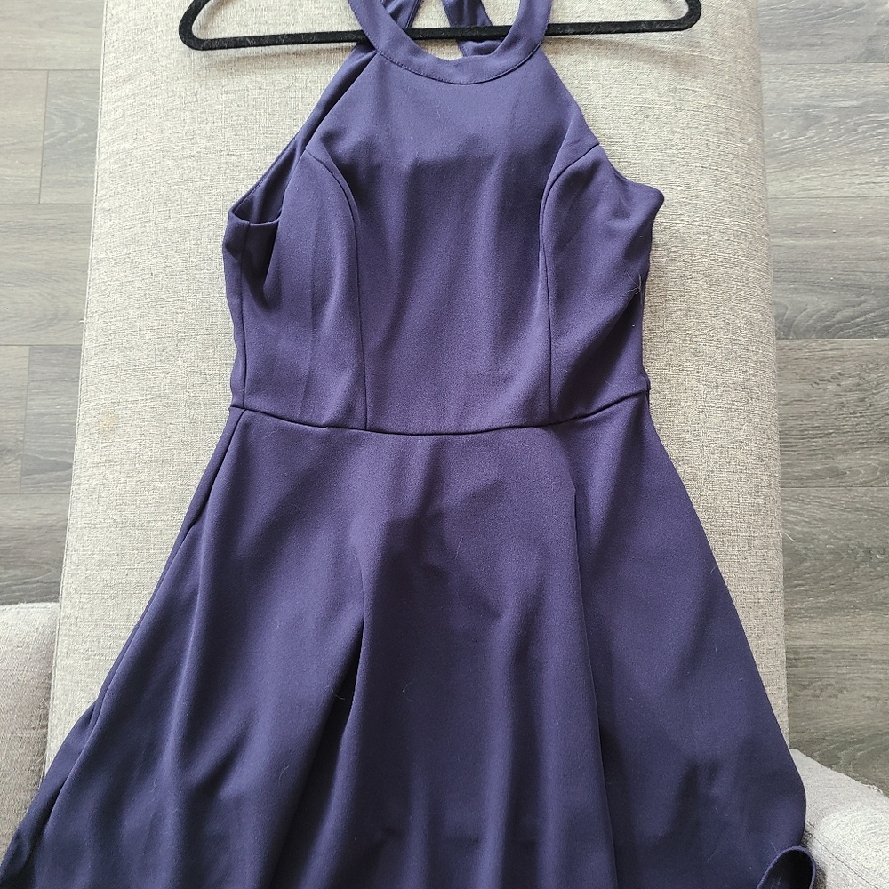 Navy blue dress